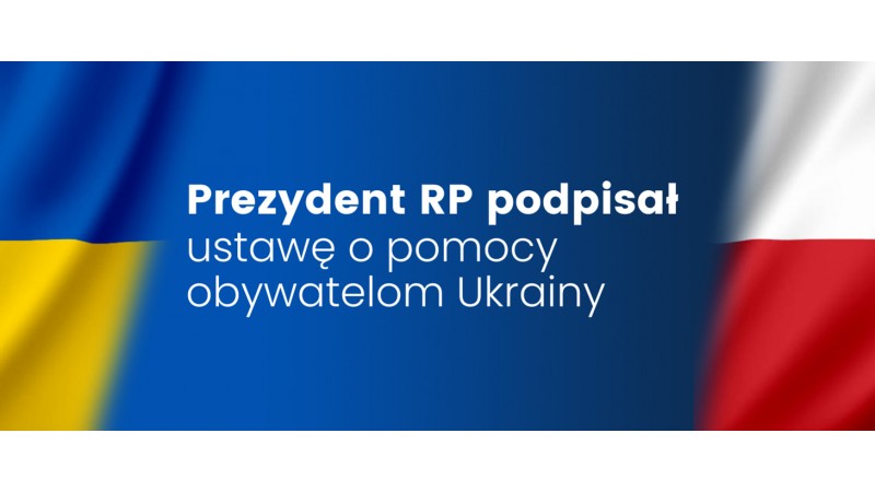 Grafika w kolorze granatowym z flagą Polski i Ukrainy fot. gpv.pl